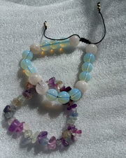Opalite x Rose Quartz Bracelet