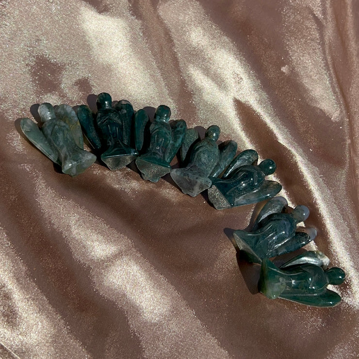 Moss Agate Angel