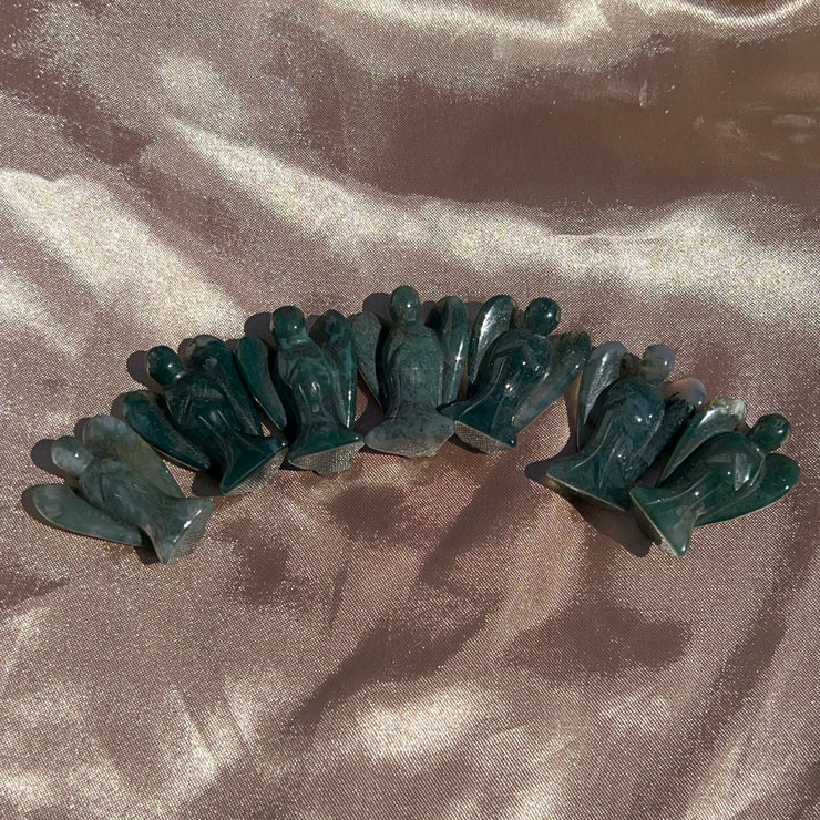 Moss Agate Angel