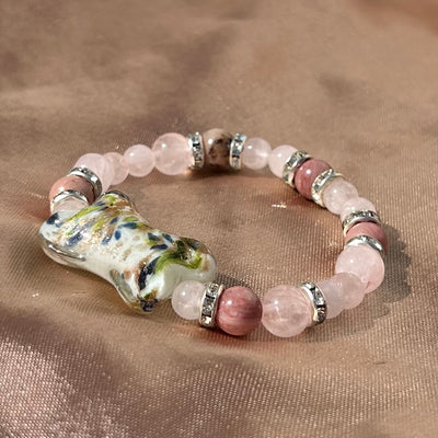 Rose Quartz x Rhodonite Bracelet