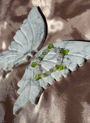 Howlite Butterfly Wings