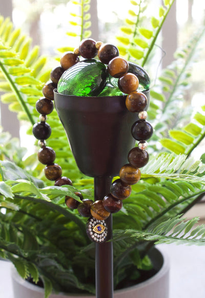 Yellow x Red Tiger Eye Bracelet