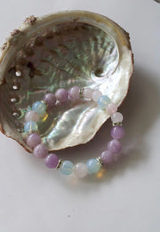 Kunzite x Rose Quartz x Opalite Bracelet