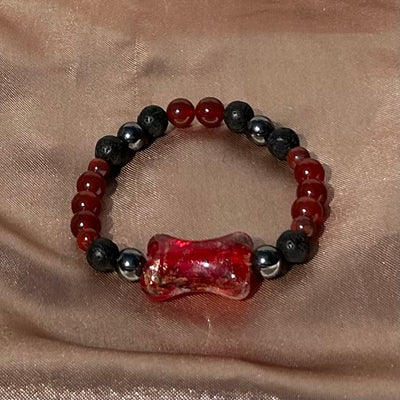 Carnelian x Hematite x Red Jasper x Lava Rock Bracelet