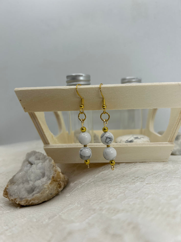 Howlite Dangles