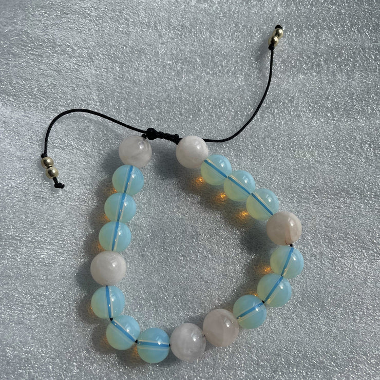 Opalite x Rose Quartz Bracelet
