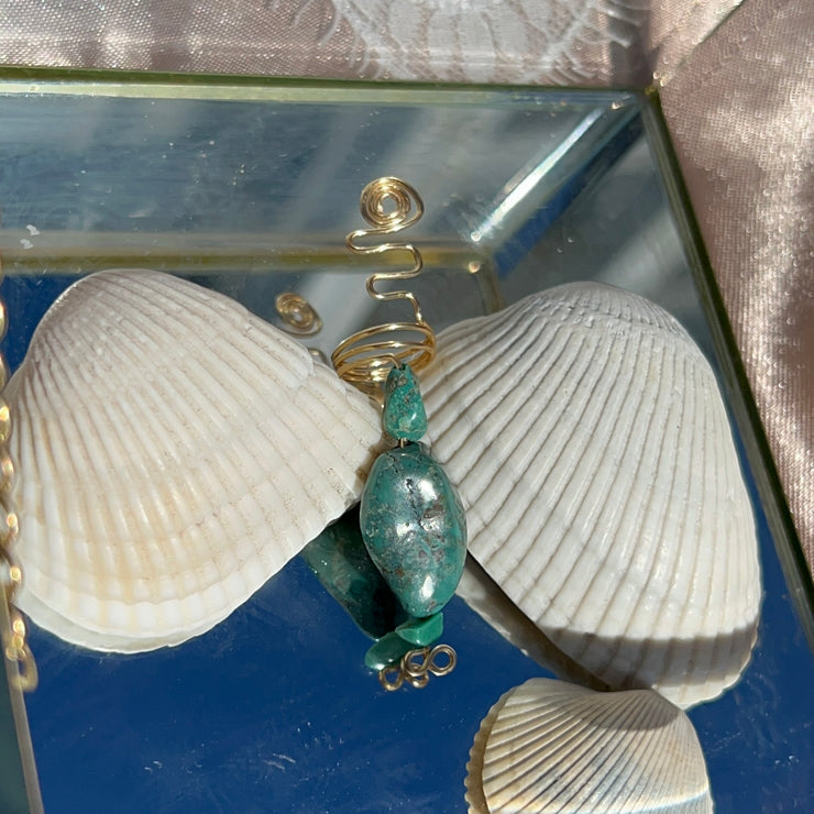 Turquoise Loc Cuff