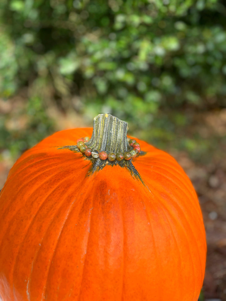 Unakite x Citrine Bracelet