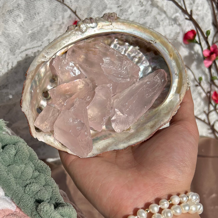 Rose Quartz Raw Stones