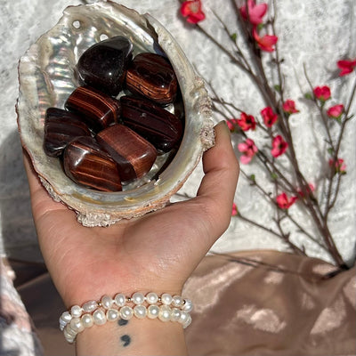 Red Tiger Eye Tumbles