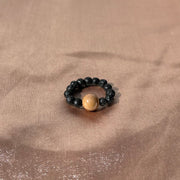 Mookaite Lava Rock Ring