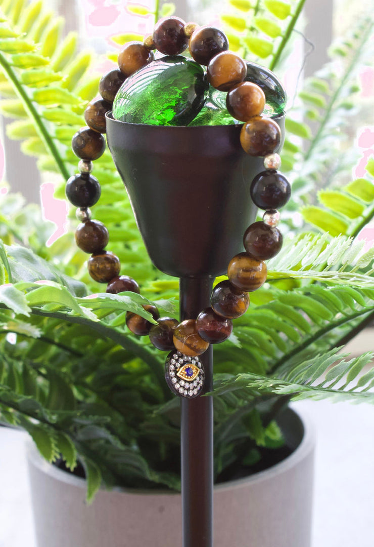 Yellow x Red Tiger Eye Bracelet