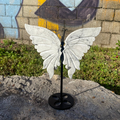 Howlite Butterfly Wings