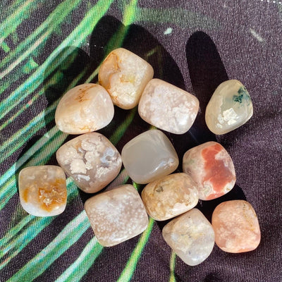 Flower Agate Tumbles