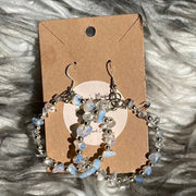Opalite Hoops