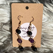 Amethyst x Lava Rock