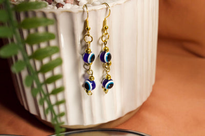 Evil Eye Dangle Earrings