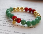 Green Aventurine x Magnesite x Hematite Bracelet